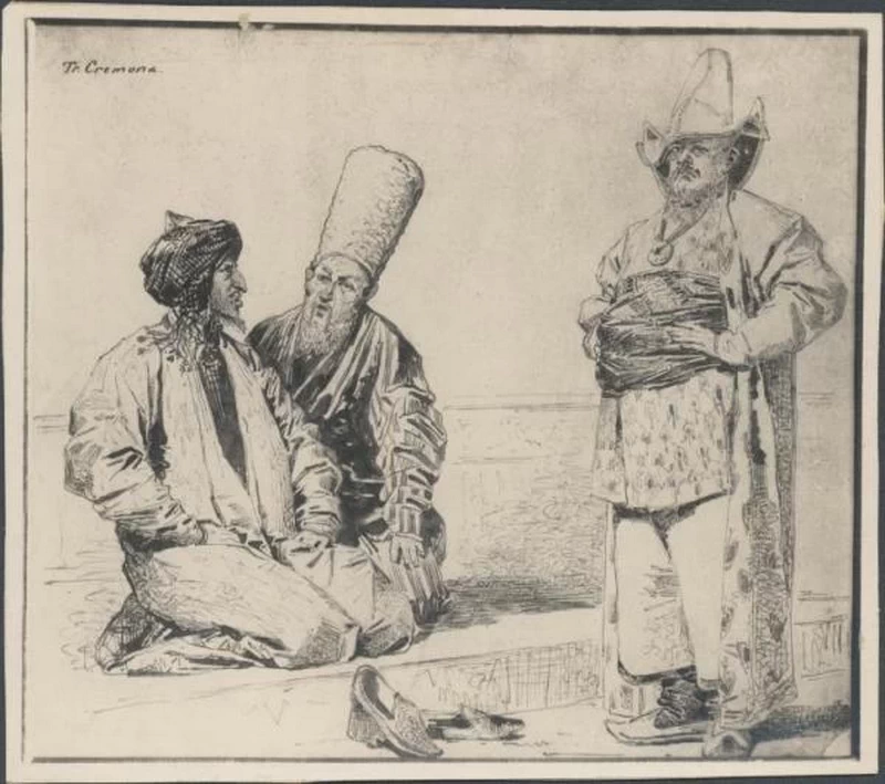 Tre uomini orientali